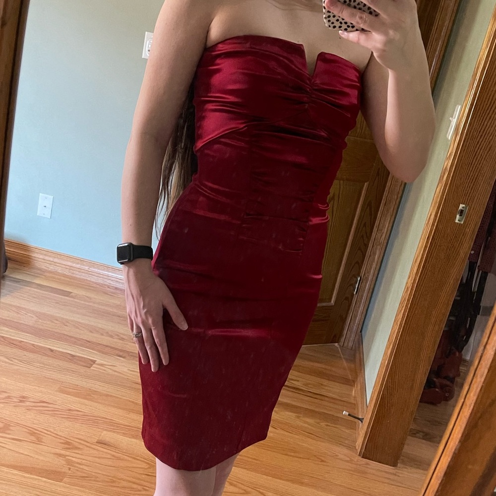 Red dress